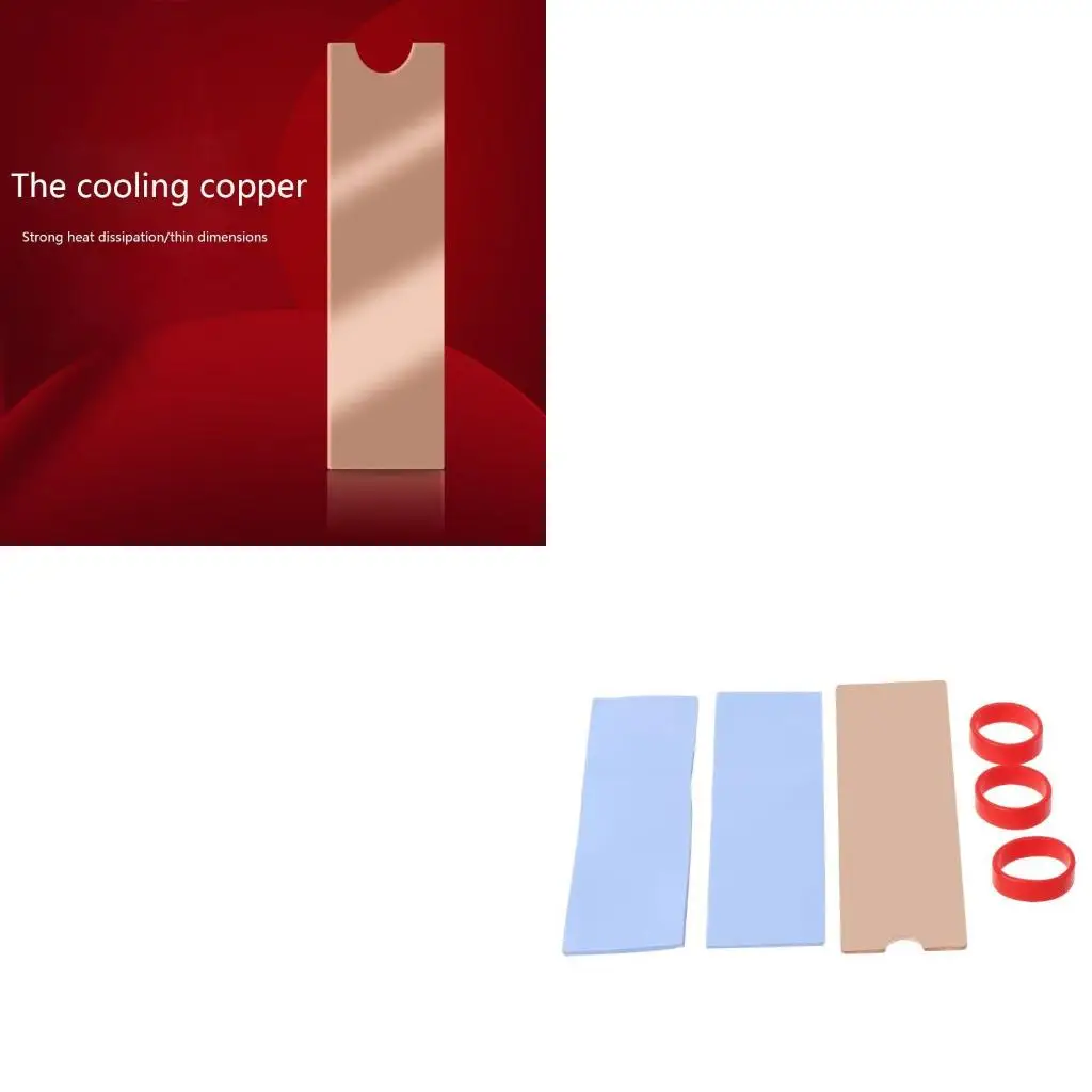 Высокая производительность для твердотельного жесткого диска M.2 NGFF, медный радиатор-кулер для охлаждения SSD M.2 NVME 2280
Высокая производительность для твердотельного жесткого диска M.2 NGFF, медный радиатор-кулер для охлаждения SSD M.2 NVME 2280