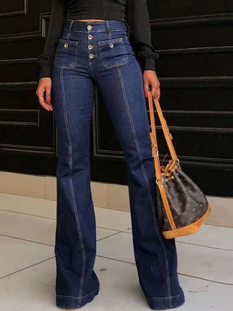 Vintage Blue Jeans for Women Elastic Washed High Waisted Cargo Pants Streetwear y2k Black Wide Leg Jeans 2024 Fashion
Vintage Blue Jeans for Women Elastic Washed High Waisted Cargo Pants Streetwear y2k Black Wide Leg Jeans 2024 Fashion