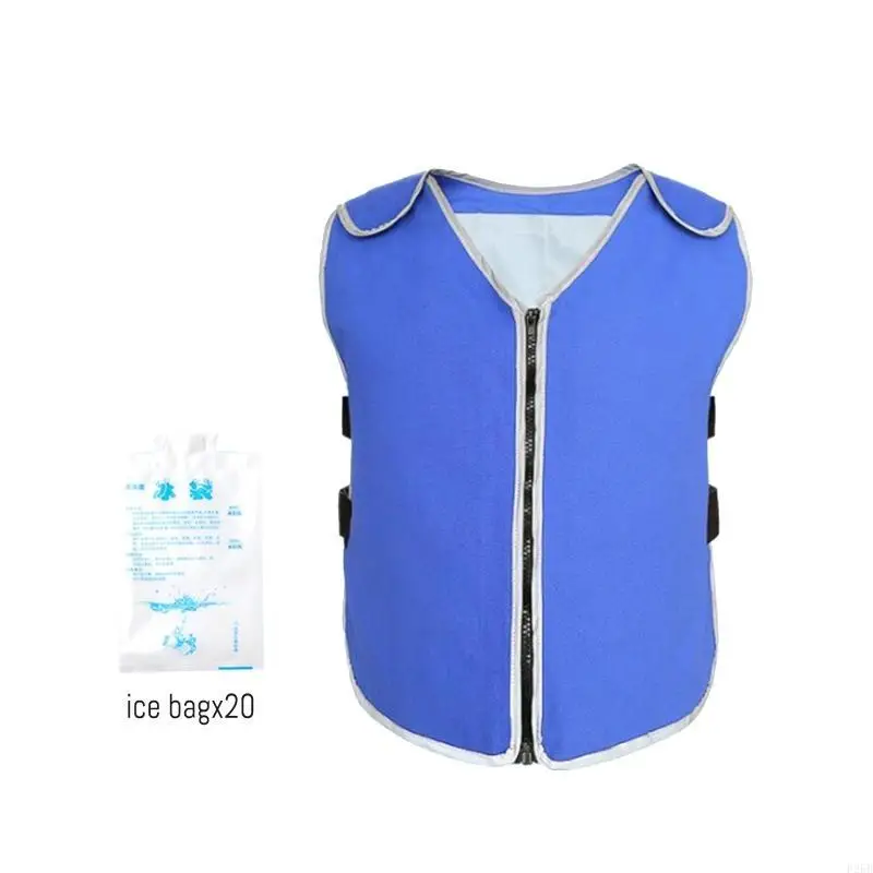 Cooling Safety Vest with Ice Pocket Reflective Cool Vest Ice Clothes with Zipper
Cooling Safety Vest with Ice Pocket Reflective Cool Vest Ice Clothes with Zipper