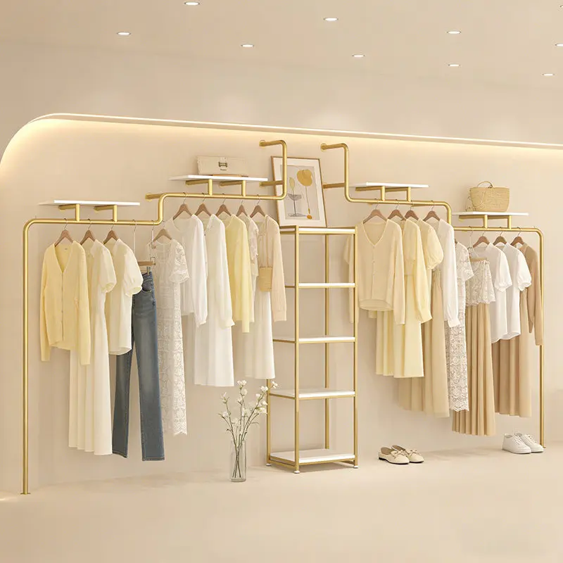 Women's clothing store shelves Children's clothing store Clothing store Clothes display rack Hanging hanger Wall hanger Special
Women's clothing store shelves Children's clothing store Clothing store Clothes display rack Hanging hanger Wall hanger Special