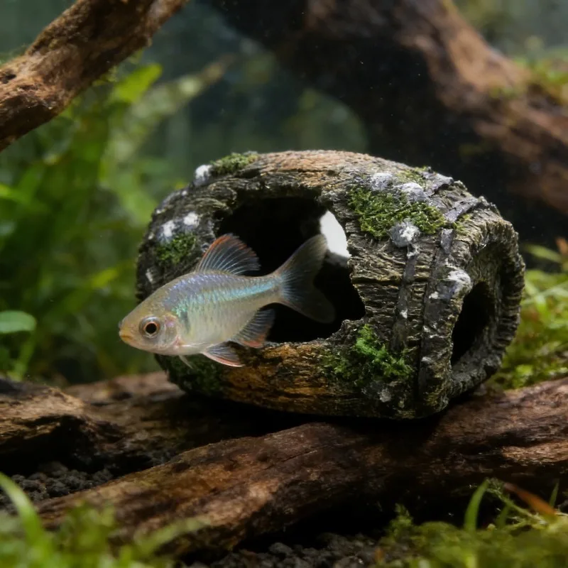 Aquarium Decoration Resin Craft Ornament Vintage Wooden Barrel Wreckage Fish Tank Hideout Cave Landscape Decor Accessories
Aquarium Decoration Resin Craft Ornament Vintage Wooden Barrel Wreckage Fish Tank Hideout Cave Landscape Decor Accessories