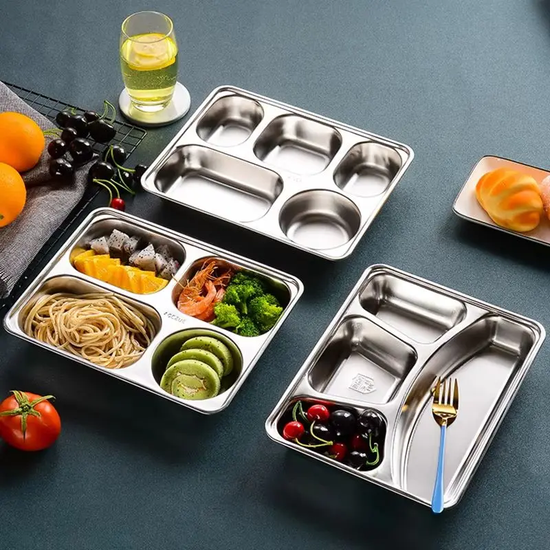 Multiple Grid Stainless Steel Kitchen Storage Organizer Tray Plate for School Company Food Serving Dishes Cooking Utensils
Multiple Grid Stainless Steel Kitchen Storage Organizer Tray Plate for School Company Food Serving Dishes Cooking Utensils