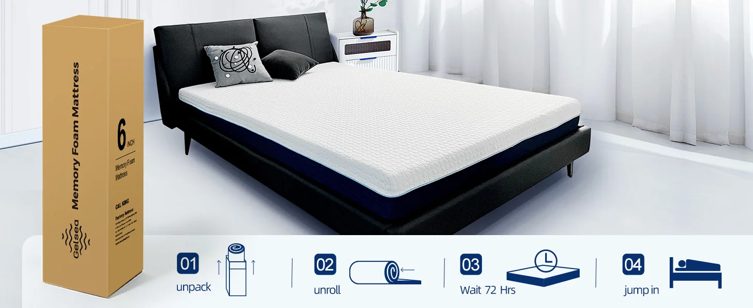 Mattress for Child,10 Inch Memory Foam Mattress in a Box,Cooling Gel-Infusion for Cooler Sleep,Made in USA,Breathable Cover Mattress for Child,10 Inch Memory Foam Mattress in a Box,Cooling Gel-Infusion for Cooler Sleep,Made in USA,Breathable Cover