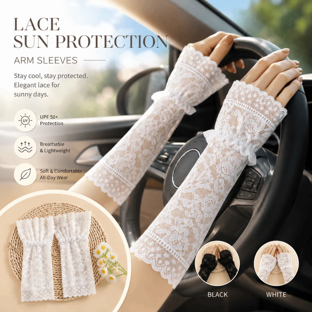Lace Ruffles Pleated Detachable Cuffs Sunscreen Ruched Lace Fake Sleeves Cuff Fingerless Gloves Fake Flared Sleeves Photography
Lace Ruffles Pleated Detachable Cuffs Sunscreen Ruched Lace Fake Sleeves Cuff Fingerless Gloves Fake Flared Sleeves Photography