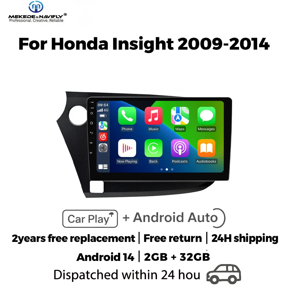 MEKEDE 2 Din Wireless Carplay For Honda Insight 2 2009-2014 Car Radio Multimedia GPS BT autoradio Intelligent Car audio system
MEKEDE 2 Din Wireless Carplay For Honda Insight 2 2009-2014 Car Radio Multimedia GPS BT autoradio Intelligent Car audio system