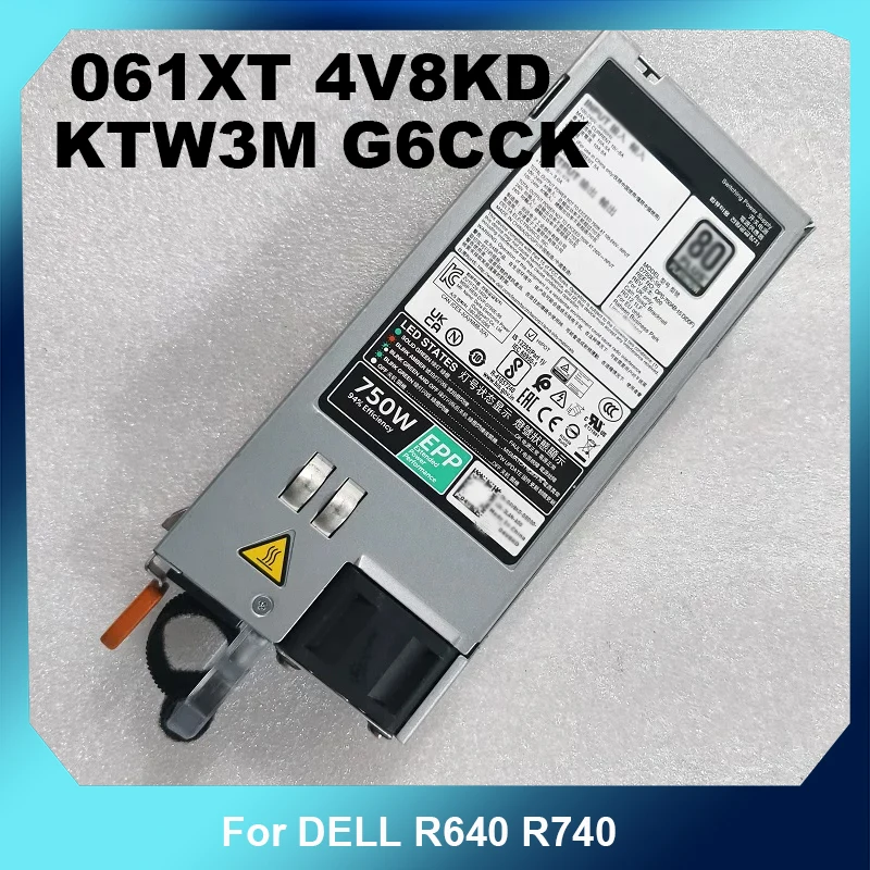 0061XT 04V8KD 0KTW3M 0G6CCK 750W DC EPP Server Power Supply For DELL R640 R740 061XT 4V8KD KTW3M G6CCK
0061XT 04V8KD 0KTW3M 0G6CCK 750W DC EPP Server Power Supply For DELL R640 R740 061XT 4V8KD KTW3M G6CCK