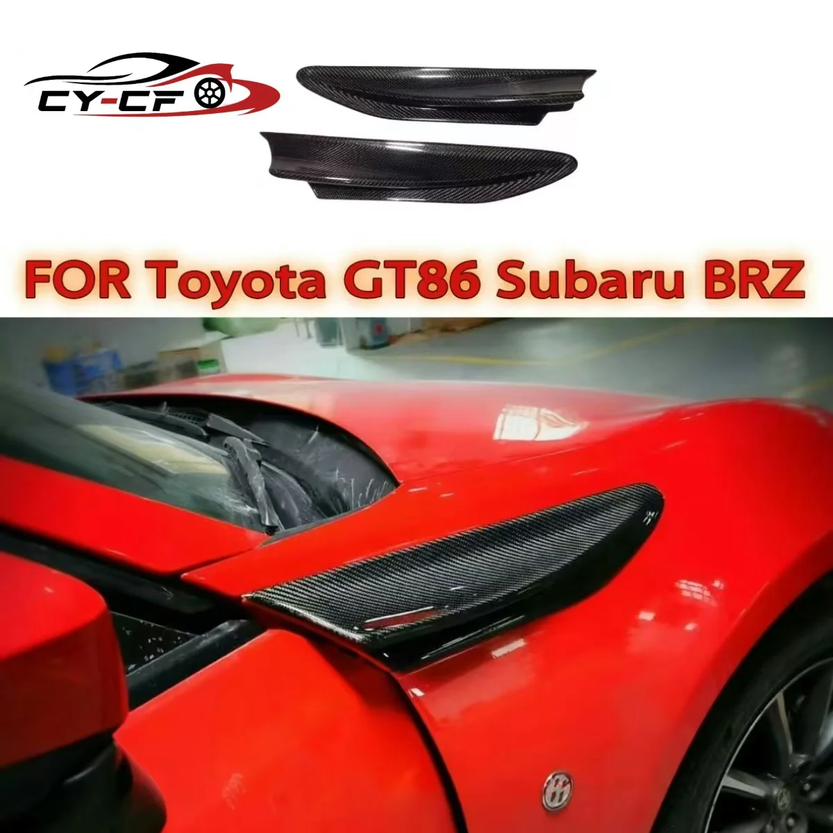 For 2013-2019 Toyota GT86 BRZ ZN6 ZD6Carbon Fiber TRD Style Fender Trim Separator Car Side Air Blade Air Ripper
For 2013-2019 Toyota GT86 BRZ ZN6 ZD6Carbon Fiber TRD Style Fender Trim Separator Car Side Air Blade Air Ripper
