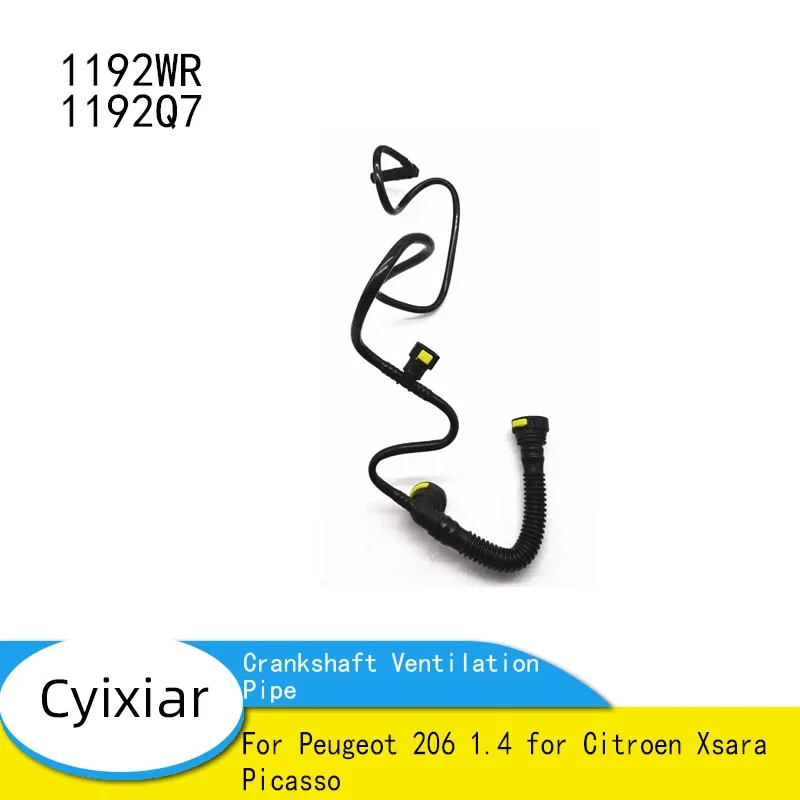 Crankshaft Ventilation Pipe 1192WR 1192Q7 for Peugeot 206 1.4 for Citroen Xsara Picasso
Crankshaft Ventilation Pipe 1192WR 1192Q7 for Peugeot 206 1.4 for Citroen Xsara Picasso
