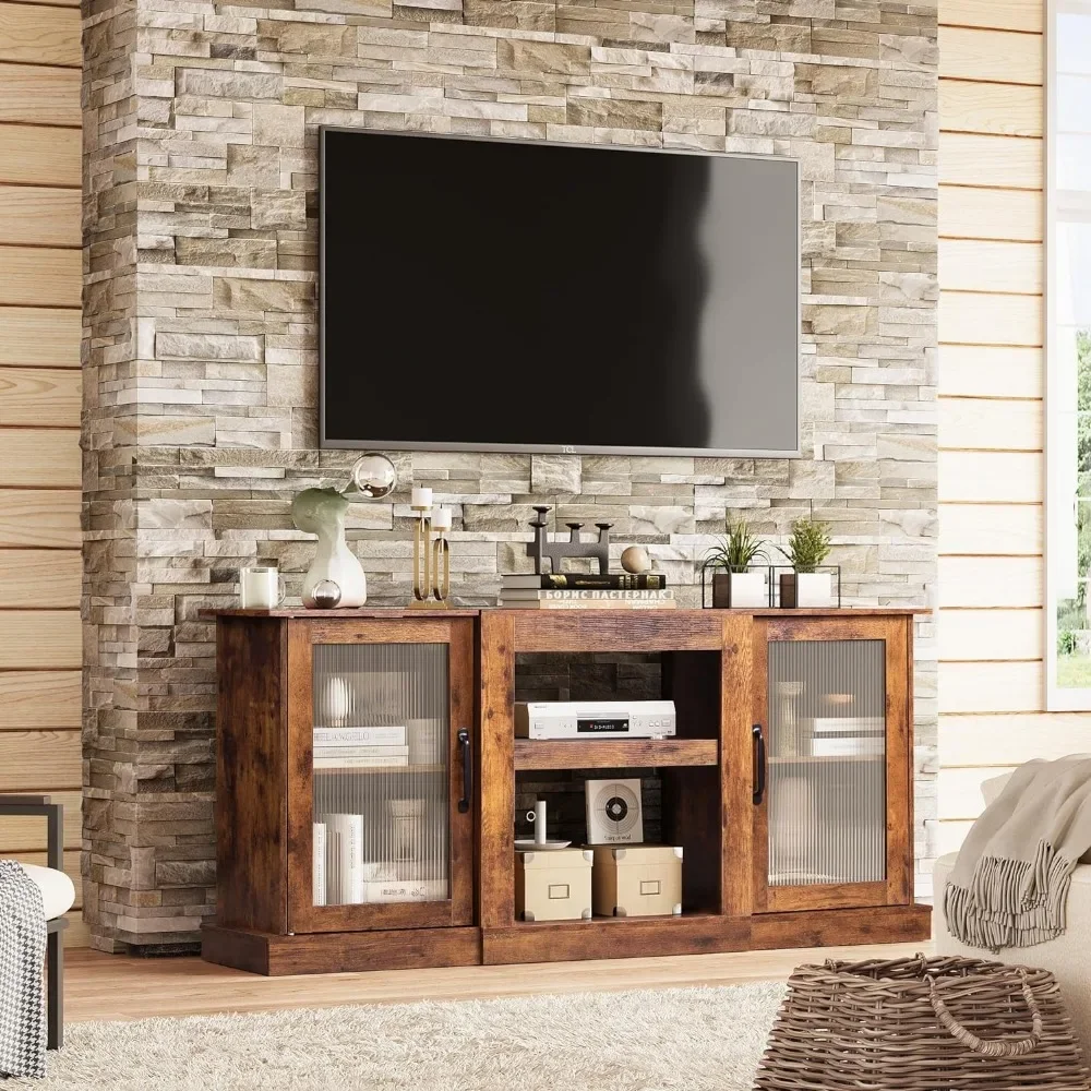 Open Shelves Entertainment Center for Living Room and Bedroom Retro TV Stand for 65 Inch TV Console Cabinet With Storage Display
Open Shelves Entertainment Center for Living Room and Bedroom Retro TV Stand for 65 Inch TV Console Cabinet With Storage Display
