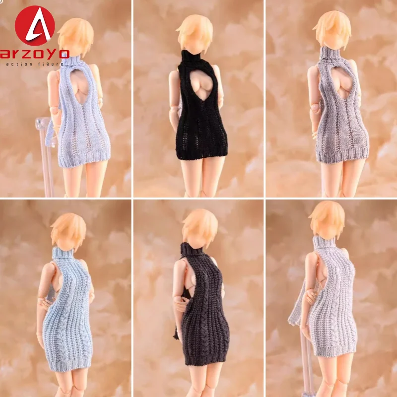 HASUKI SD06 SD07 1/12 Scale Female Soldier Backless Hip Hugging Handmade Knitted Sweater Dress For 6in Action Figure Toy
HASUKI SD06 SD07 1/12 Scale Female Soldier Backless Hip Hugging Handmade Knitted Sweater Dress For 6in Action Figure Toy