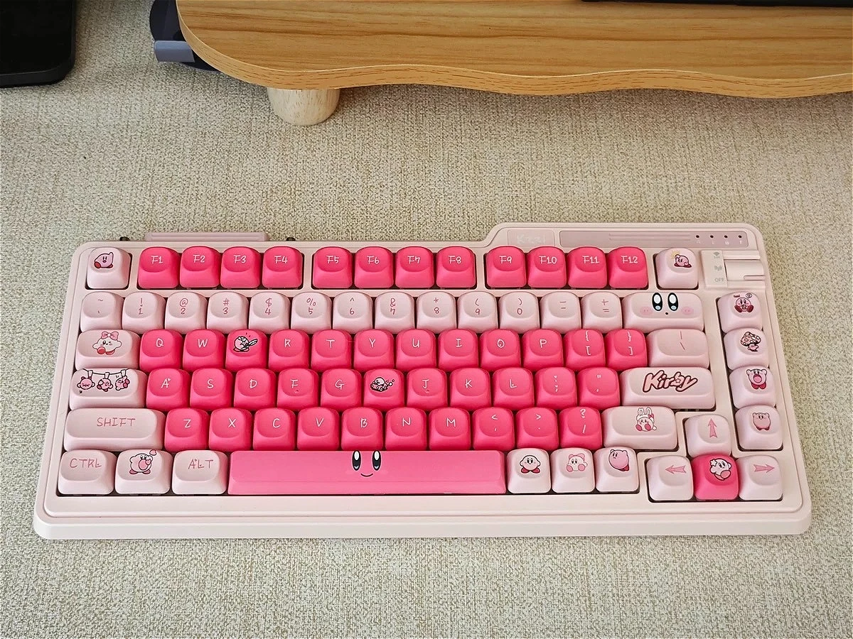 Cute PBT Spherical Keycaps for Mechanical Keyboard, Custom Cherry MX Compatible Keycap Set, Kawaii Profile
Cute PBT Spherical Keycaps for Mechanical Keyboard, Custom Cherry MX Compatible Keycap Set, Kawaii Profile