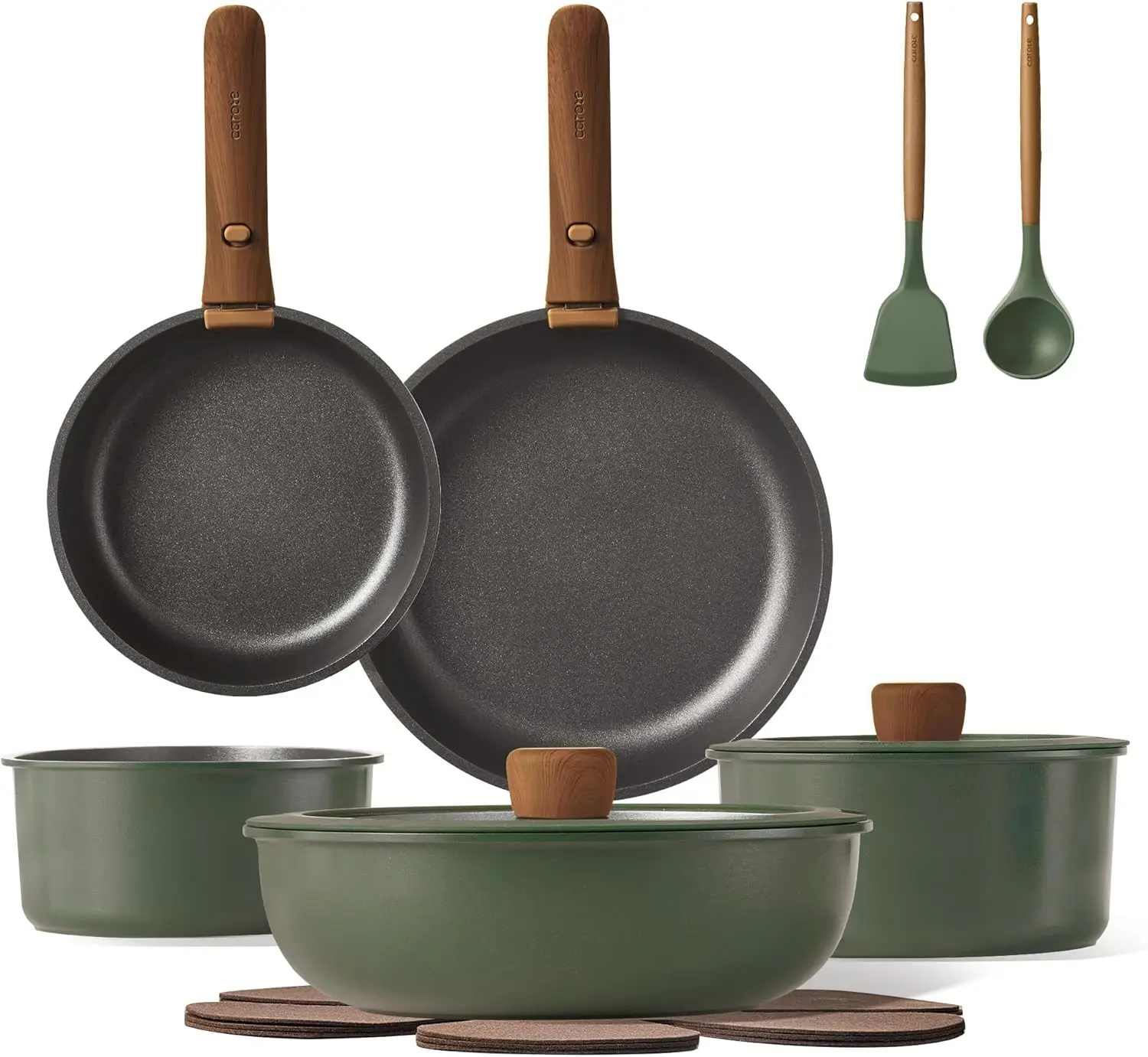 Набор посуды с антипригарным покрытием из 15 предметов со съемной ручкой, индукционная совместимость, безопасный для духовки для автофургона и кухни
Набор посуды с антипригарным покрытием из 15 предметов со съемной ручкой, индукционная совместимость, безопасный для духовки для автофургона и кухни