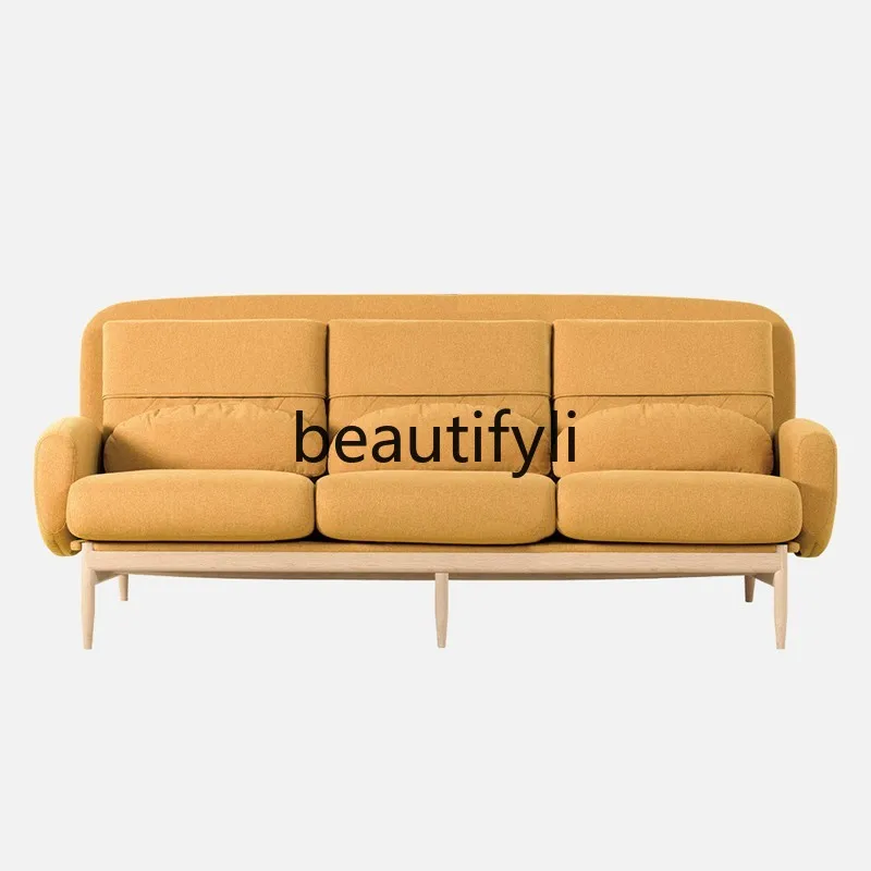 Original fabric three-person sofa Nordic style small apartment living room furniture
Original fabric three-person sofa Nordic style small apartment living room furniture