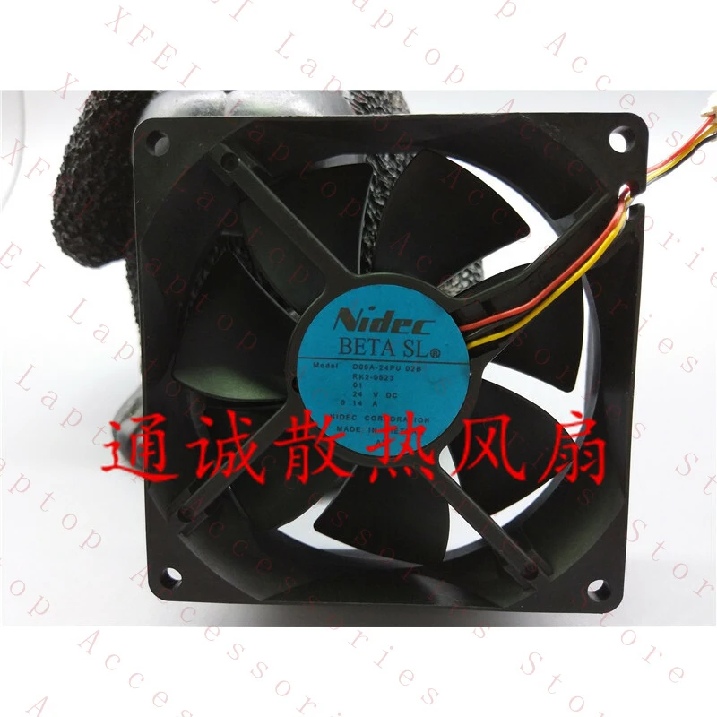 D 1PC FOR Nidec D09A-24PU Cooling Fan 24V 0.14A 9CM New
D 1PC FOR Nidec D09A-24PU Cooling Fan 24V 0.14A 9CM New