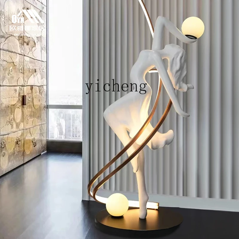 ZZ New Abstract Sculpture Floor-to-Floor Sales Office Hotel Lobby Decorative Dance Muse Art Personality Ornament
ZZ New Abstract Sculpture Floor-to-Floor Sales Office Hotel Lobby Decorative Dance Muse Art Personality Ornament