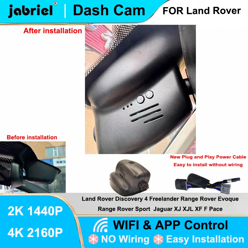 Видеорегистратор Jabriel 2K 4K с Wi-Fi для Land Rover Discovery 4, Freelander, Range Rover Evoque, Range Rover Sport, Jaguar XJ, XJL, XF, F-Pace
Видеорегистратор Jabriel 2K 4K с Wi-Fi для Land Rover Discovery 4, Freelander, Range Rover Evoque, Range Rover Sport, Jaguar XJ, XJL, XF, F-Pace
