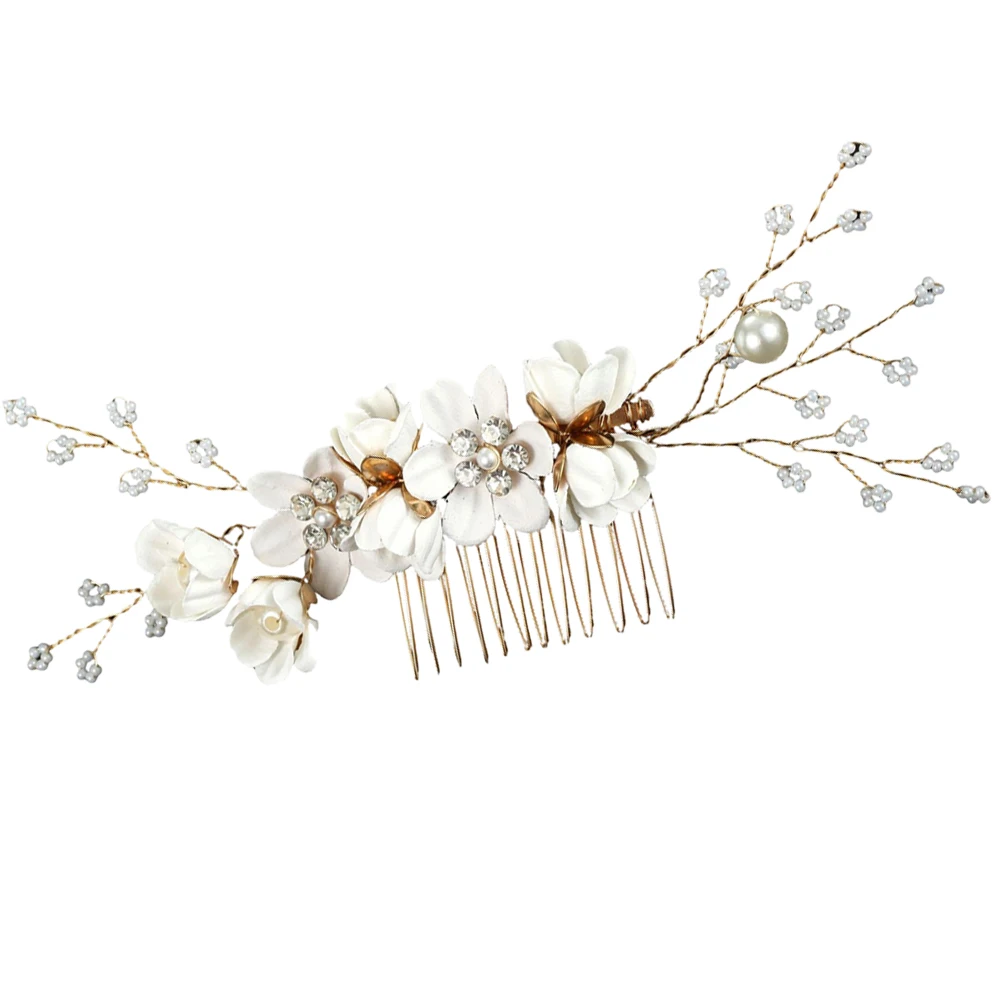 Flower Hair Hanfu Hair Accessories Rhinestone Hanfu Accessories Decorative Wedding Clip Side Comb for Women TS451 White
Flower Hair Hanfu Hair Accessories Rhinestone Hanfu Accessories Decorative Wedding Clip Side Comb for Women TS451 White