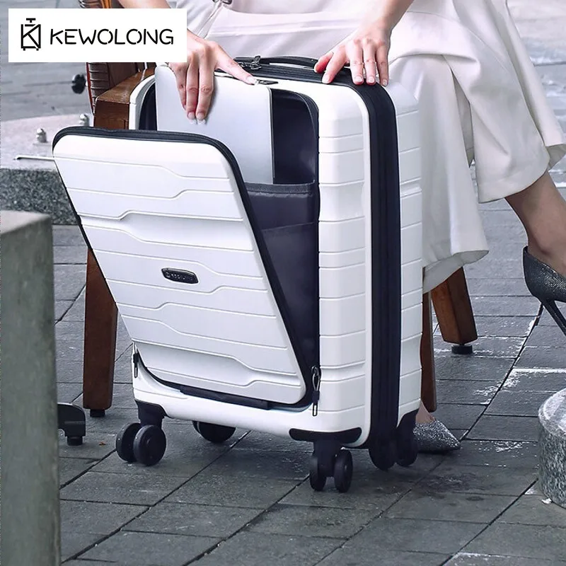 20 Inch Front Opening Carry On Luggage for Men Women Lightweight Rolling Travel Suitcase with 4 Spinner Wheels Trolley Case
20 Inch Front Opening Carry On Luggage for Men Women Lightweight Rolling Travel Suitcase with 4 Spinner Wheels Trolley Case