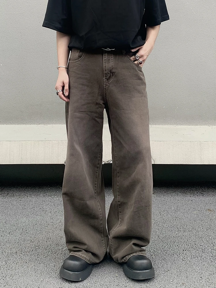 American High Street Cleanfit Vintage Washed Brown Jeans Men Loose Straight Wide Leg Pants Casual Youth Trend Autumn Wear
American High Street Cleanfit Vintage Washed Brown Jeans Men Loose Straight Wide Leg Pants Casual Youth Trend Autumn Wear