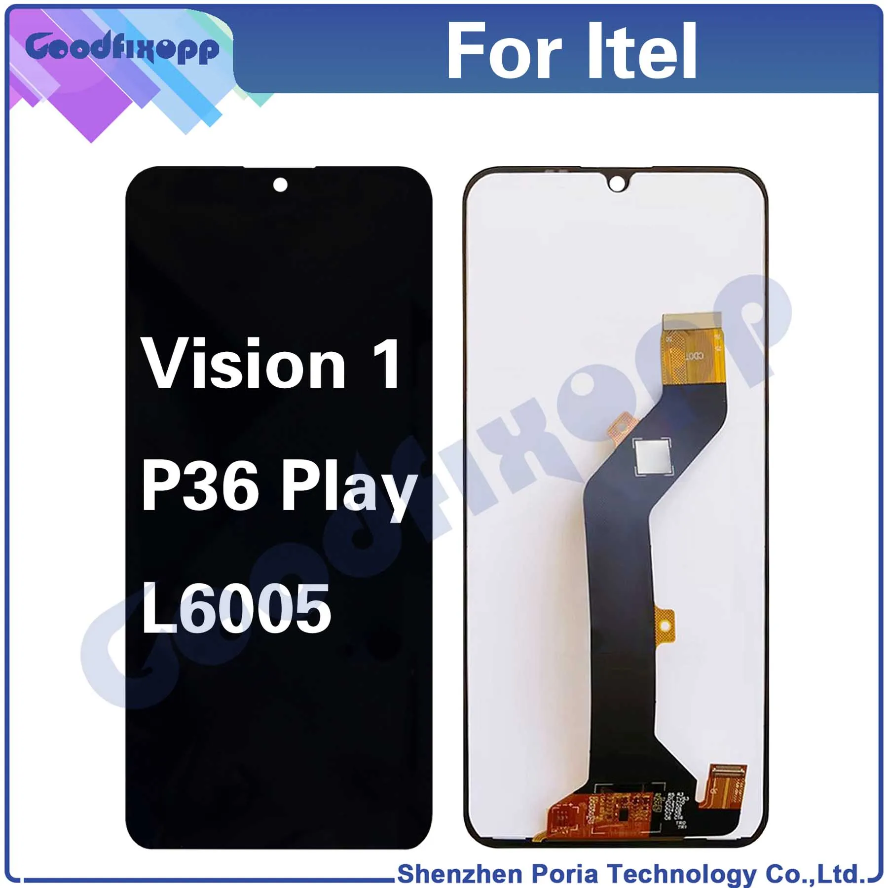 For Itel Vision 1 / P36 Play / L6005 LCD Display Touch Screen Digitizer Assembly Repair Parts Replacement
For Itel Vision 1 / P36 Play / L6005 LCD Display Touch Screen Digitizer Assembly Repair Parts Replacement