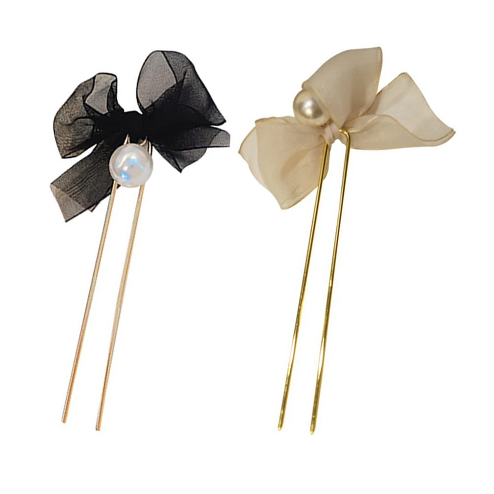 2Pcs Butterfly Bow Hair Accessories U Shape Hairpin Elegant Sweet Headdresses Black Yellow Bow Barrettes Lace Hair Clasp
2Pcs Butterfly Bow Hair Accessories U Shape Hairpin Elegant Sweet Headdresses Black Yellow Bow Barrettes Lace Hair Clasp