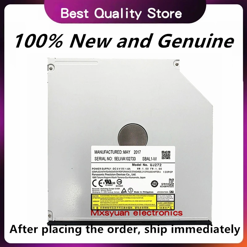 Оригинальный для ноутбука Panasonic UJ272 UJ272Q Blu-ray Drive 9,5 мм ультратонкая горелка Blu-ray
Оригинальный для ноутбука Panasonic UJ272 UJ272Q Blu-ray Drive 9,5 мм ультратонкая горелка Blu-ray