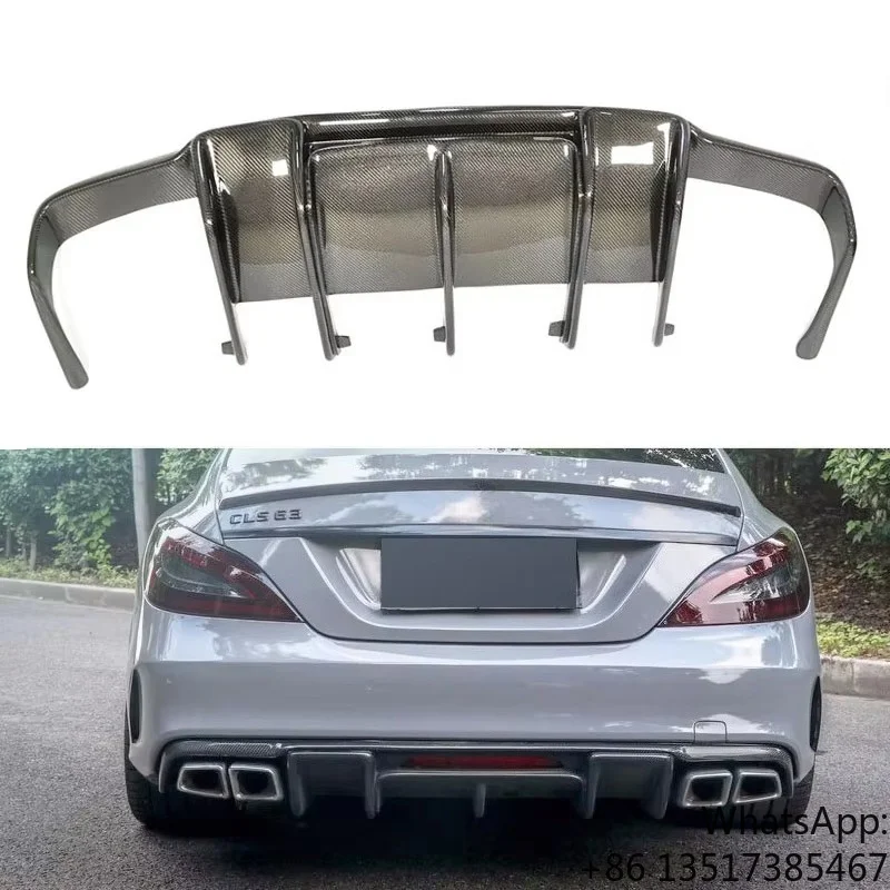 W218 CLS63 300 350 Carbon Fiber Rear Diffuser Lip with lights for Mercedes Benz 2012-2017
W218 CLS63 300 350 Carbon Fiber Rear Diffuser Lip with lights for Mercedes Benz 2012-2017