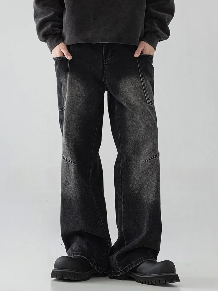 American Sle Vintage Multi-ket Denim Jeans Men's Loose Straight Leg Retro Weathered CleanFit Long Pants Autumn Winter
American Sle Vintage Multi-ket Denim Jeans Men's Loose Straight Leg Retro Weathered CleanFit Long Pants Autumn Winter