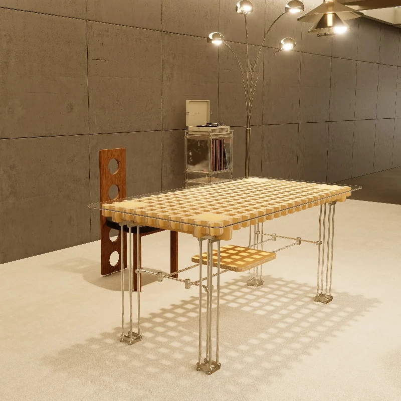 Designer Personalized Glass Office Display Tea Desk Solid Wood High-end Sense Fashionable Simple Home
Designer Personalized Glass Office Display Tea Desk Solid Wood High-end Sense Fashionable Simple Home