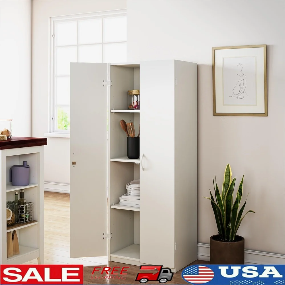 60 Inch 2 Door Storage Cabinet Adjustable Shelves Durable Engineered Wood Versatile Organization Laundry Garage Basement Storage
60 Inch 2 Door Storage Cabinet Adjustable Shelves Durable Engineered Wood Versatile Organization Laundry Garage Basement Storage