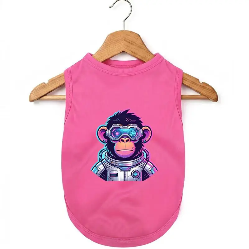 Trendy Monkey Print Dog Tank Top, Lightweight Breathable Summer Wear, Small Dog Apparel
Trendy Monkey Print Dog Tank Top, Lightweight Breathable Summer Wear, Small Dog Apparel