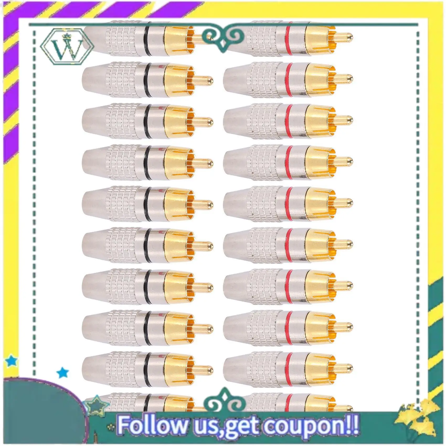 A28Q-100 шт. RCA разъем аудио-видео кабельный разъем позолоченный
A28Q-100 шт. RCA разъем аудио-видео кабельный разъем позолоченный