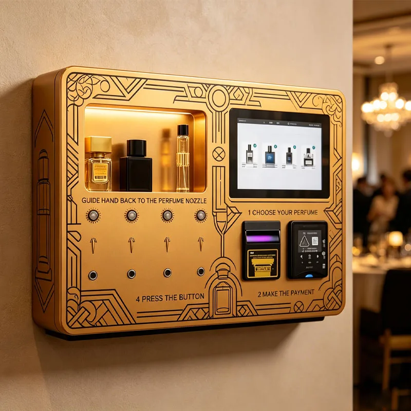 Wall Mounted Fragrance Dispenser Vending Machine for Perfume Trial Spray and Customer Experience Wholesale Customized
Wall Mounted Fragrance Dispenser Vending Machine for Perfume Trial Spray and Customer Experience Wholesale Customized