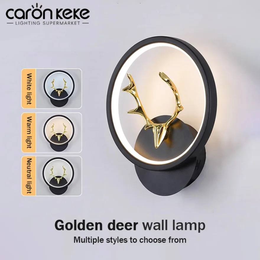 LED Wall Lights Simple Creative Deer Head Decorative Wall Lights Living Room Bedroom Corridor Staircase Indoor Lighting Fixtures
LED Wall Lights Simple Creative Deer Head Decorative Wall Lights Living Room Bedroom Corridor Staircase Indoor Lighting Fixtures