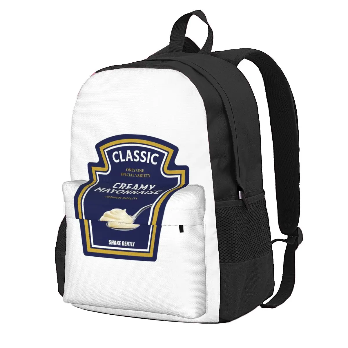 Mayonnaise Halloween Costume Student Backpack School Bag Hiking Travel Daypack for Men Women Fashion Bookbag Shoulder Bags
Mayonnaise Halloween Costume Student Backpack School Bag Hiking Travel Daypack for Men Women Fashion Bookbag Shoulder Bags