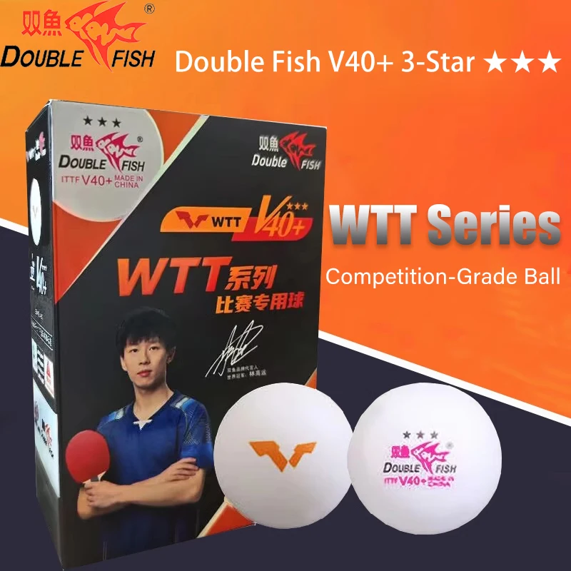 Мячи для настольного тенниса серии Double Fish WTT V40+ 3-звездочные мячи для пинг-понга из АБС-пластика со швом для соревнований, тренировочные мячи для настольного тенниса ITTF
Мячи для настольного тенниса серии Double Fish WTT V40+ 3-звездочные мячи для пинг-понга из АБС-пластика со швом для соревнований, тренировочные мячи для настольного тенниса ITTF