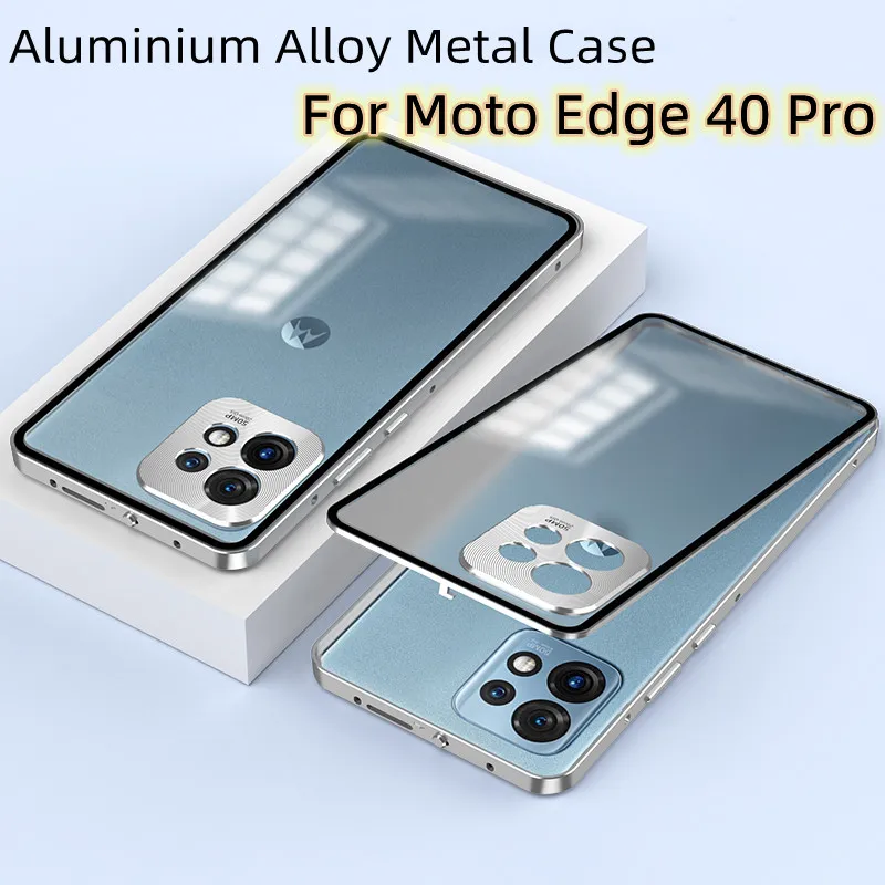 Чехол для Motorola Edge 40 Pro, алюминиевый сплав, металлическая рамка, закаленное стекло, защитная крышка для камеры Moto Edge 40, противоударный
Чехол для Motorola Edge 40 Pro, алюминиевый сплав, металлическая рамка, закаленное стекло, защитная крышка для камеры Moto Edge 40, противоударный