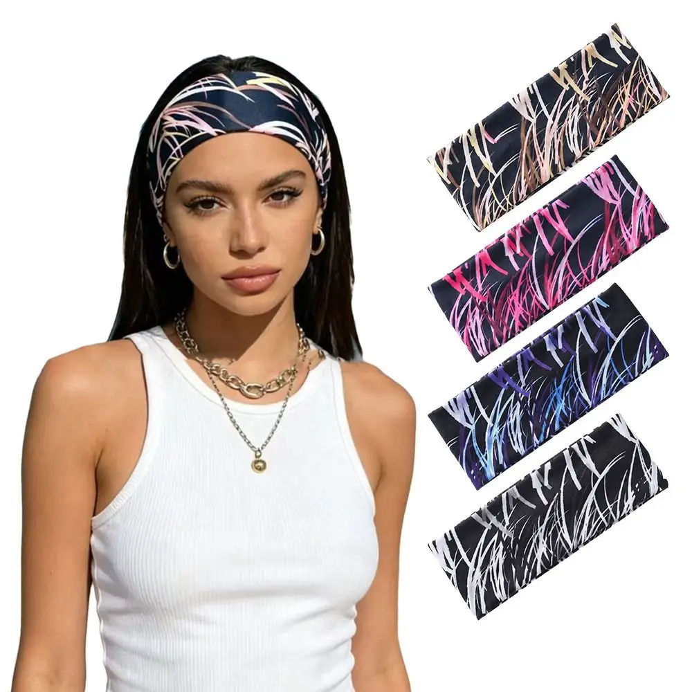 Graffiti Printed Yoga Headband Elastic Sweat-absorbent Makeup Headband Hair Accessories Breathable Sport Hairband Daily Use
Graffiti Printed Yoga Headband Elastic Sweat-absorbent Makeup Headband Hair Accessories Breathable Sport Hairband Daily Use