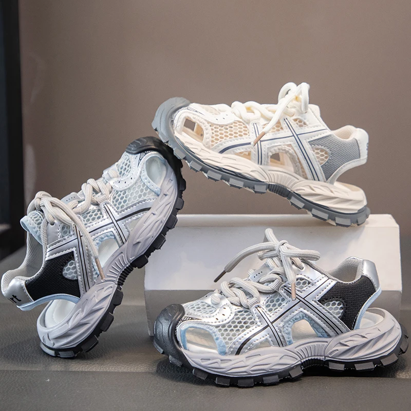 Soft Wrap Heel Children Sports Shoes Mesh Breathable Sneakers Anti-slip Wear-resistant Sole for Kids Long Time Walking Playing
Soft Wrap Heel Children Sports Shoes Mesh Breathable Sneakers Anti-slip Wear-resistant Sole for Kids Long Time Walking Playing