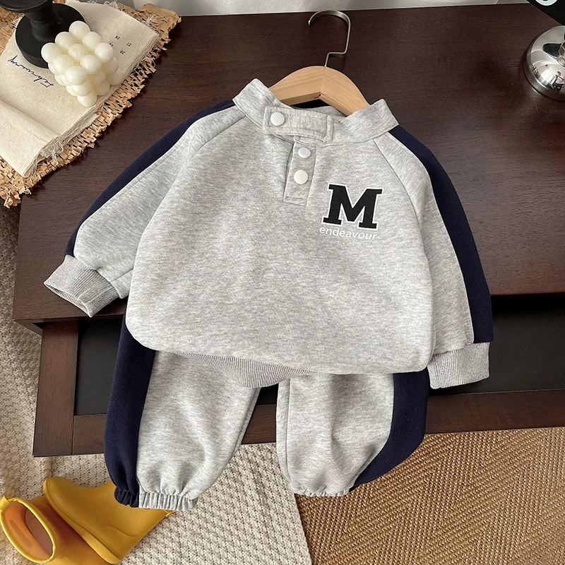 New Boys Sweatshirt Clothing Sets Spring Fall Children Cotton Letter Suits Kids Long Sleeve Tops+Sport Pant 2Pcs Pullover Outfit
New Boys Sweatshirt Clothing Sets Spring Fall Children Cotton Letter Suits Kids Long Sleeve Tops+Sport Pant 2Pcs Pullover Outfit