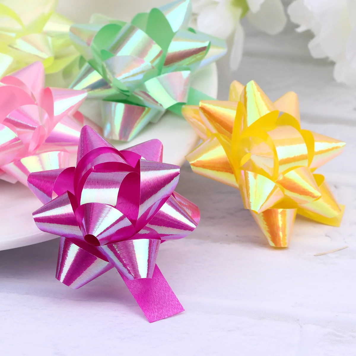 100 Pcs Gift Box Wrapping Ribbons Flower Decorative Pull Shirt Boxes Presents nament Case Holiday Party Supplies Ribbon Star
100 Pcs Gift Box Wrapping Ribbons Flower Decorative Pull Shirt Boxes Presents nament Case Holiday Party Supplies Ribbon Star
