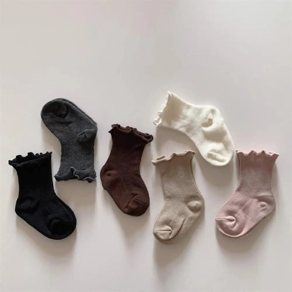 6Pairs Simple Ruffle Baby Cotton Socks Autumn Spring Breathable Kids Short Tube Socks Cute Mid-calf Toddle Sweet Socks Children
6Pairs Simple Ruffle Baby Cotton Socks Autumn Spring Breathable Kids Short Tube Socks Cute Mid-calf Toddle Sweet Socks Children