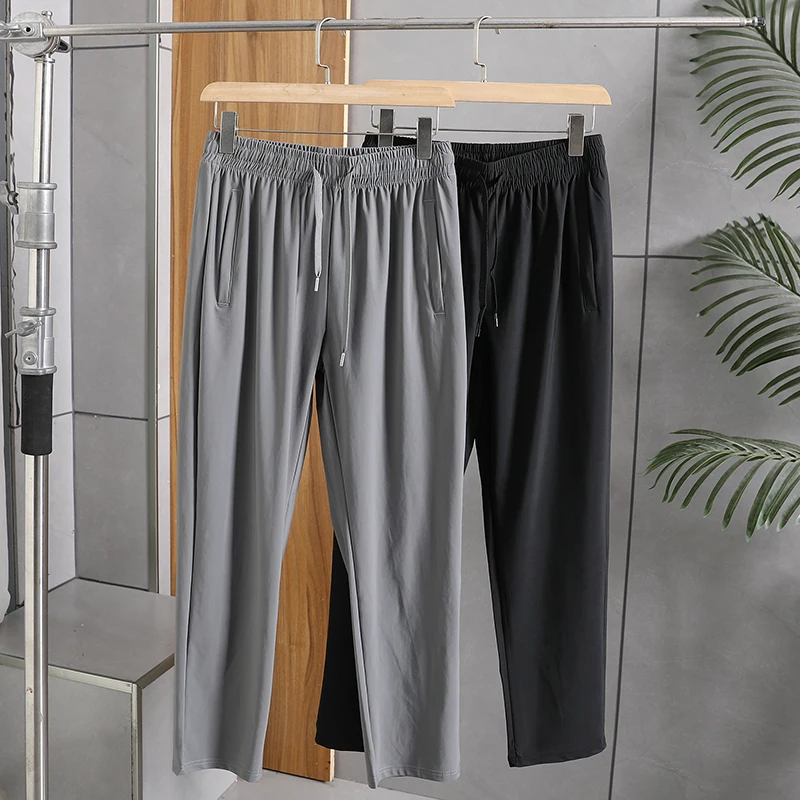 Ice Sensation Breathable Thin Men's Elastic Waist Pure Color Belted Sports Elastic Casual Pants Straight Leg Nylon Fabric
Ice Sensation Breathable Thin Men's Elastic Waist Pure Color Belted Sports Elastic Casual Pants Straight Leg Nylon Fabric