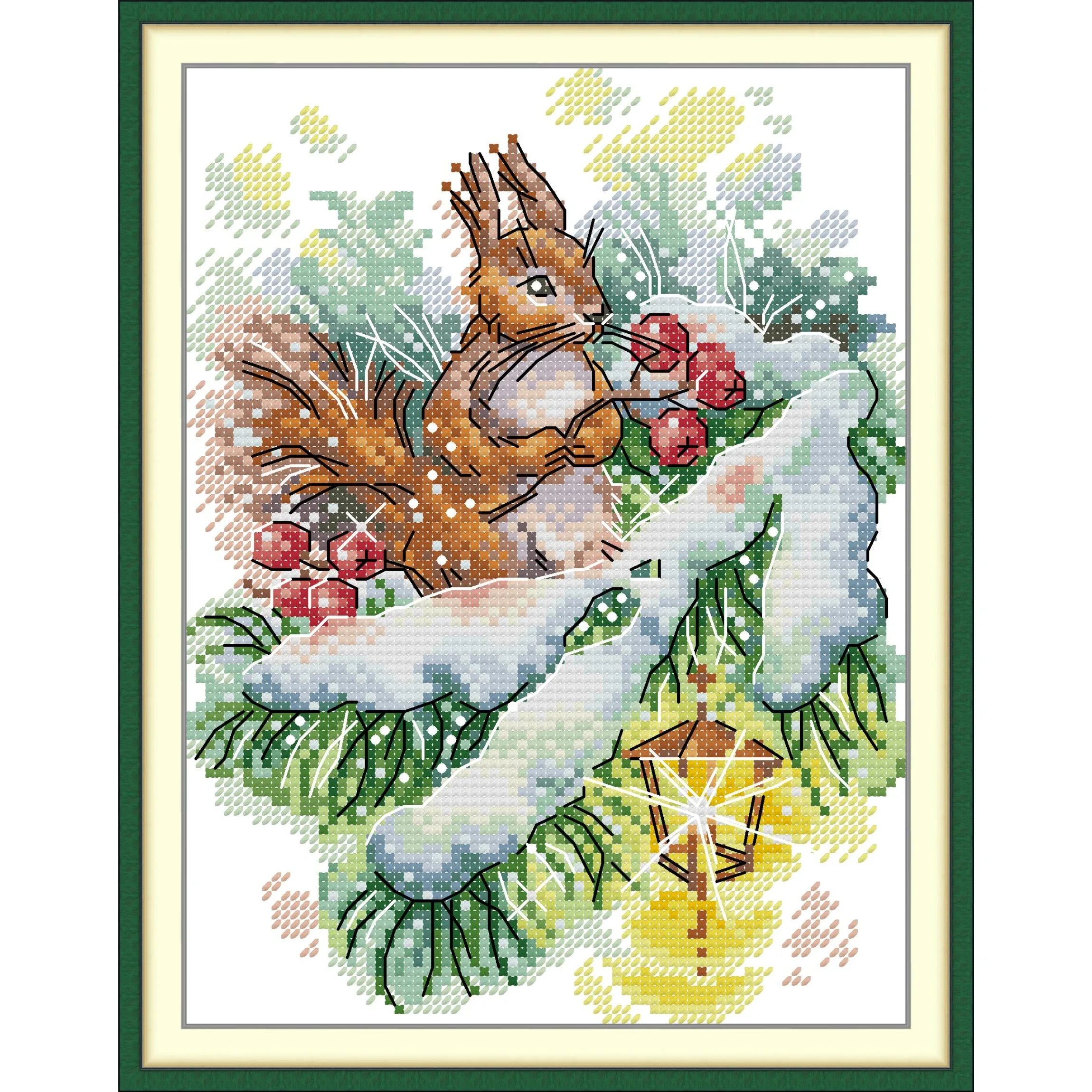 Joy Sunday Pre-printed Cross Stitch Kit Easy Pattern Aida Stamped Fabric Embroidery Set-The Scent of Winter
Joy Sunday Pre-printed Cross Stitch Kit Easy Pattern Aida Stamped Fabric Embroidery Set-The Scent of Winter