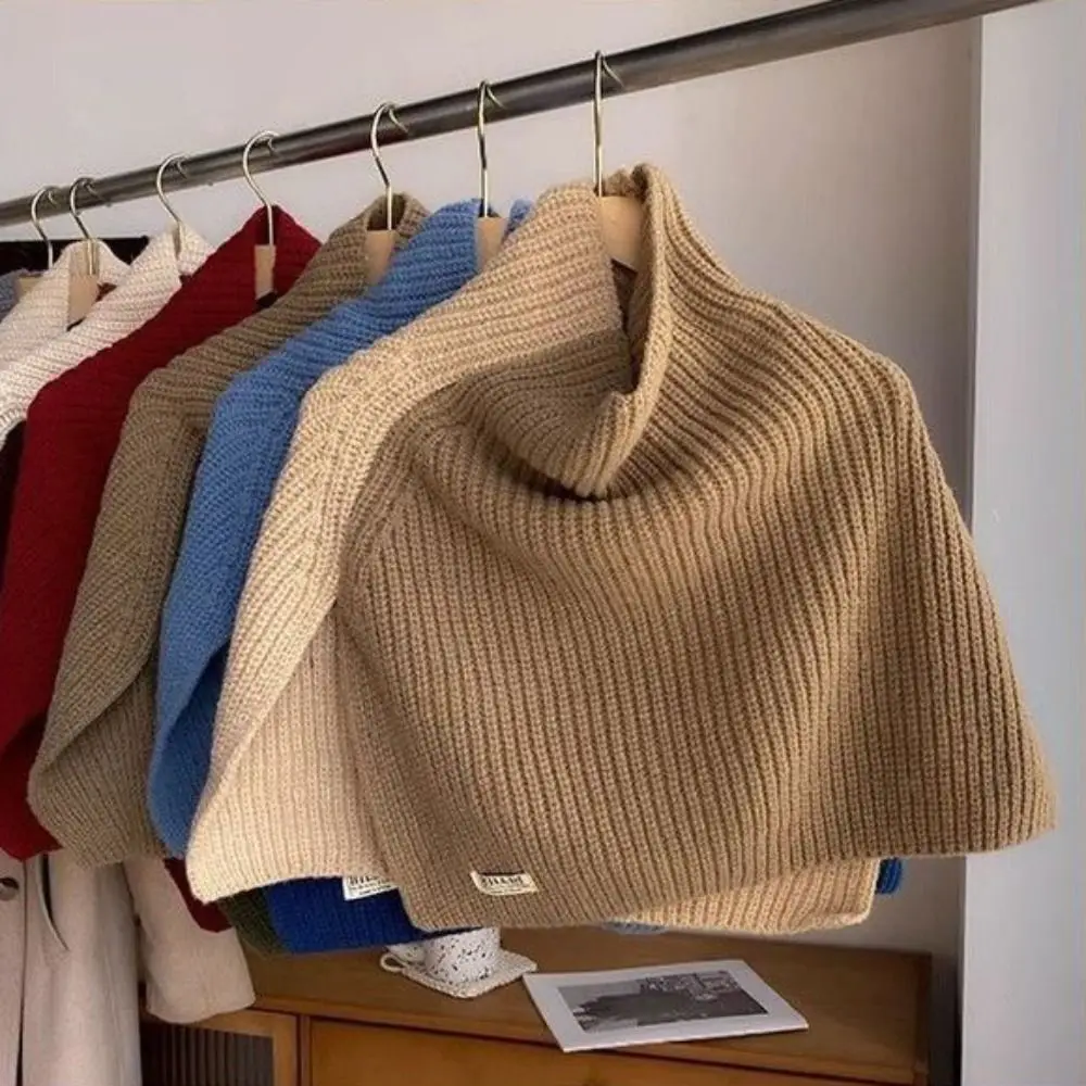 Irregular High Collar Shawl Contrast Color Warm Neck Wraps Clothes Decoration Accessories Scarf Accessories Shawl Wraps Girl
Irregular High Collar Shawl Contrast Color Warm Neck Wraps Clothes Decoration Accessories Scarf Accessories Shawl Wraps Girl