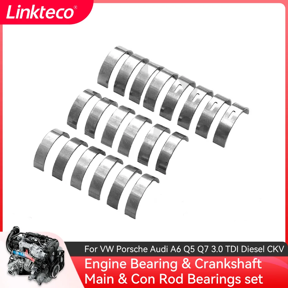 Engine Crankshaft Main & Con Rod Bearings set For Q5 Q7 A6 A7 A8 Volkswagen Touareg Porsche Cayenne Panamera 2.7 3.0 L V6 Diesel
Engine Crankshaft Main & Con Rod Bearings set For Q5 Q7 A6 A7 A8 Volkswagen Touareg Porsche Cayenne Panamera 2.7 3.0 L V6 Diesel