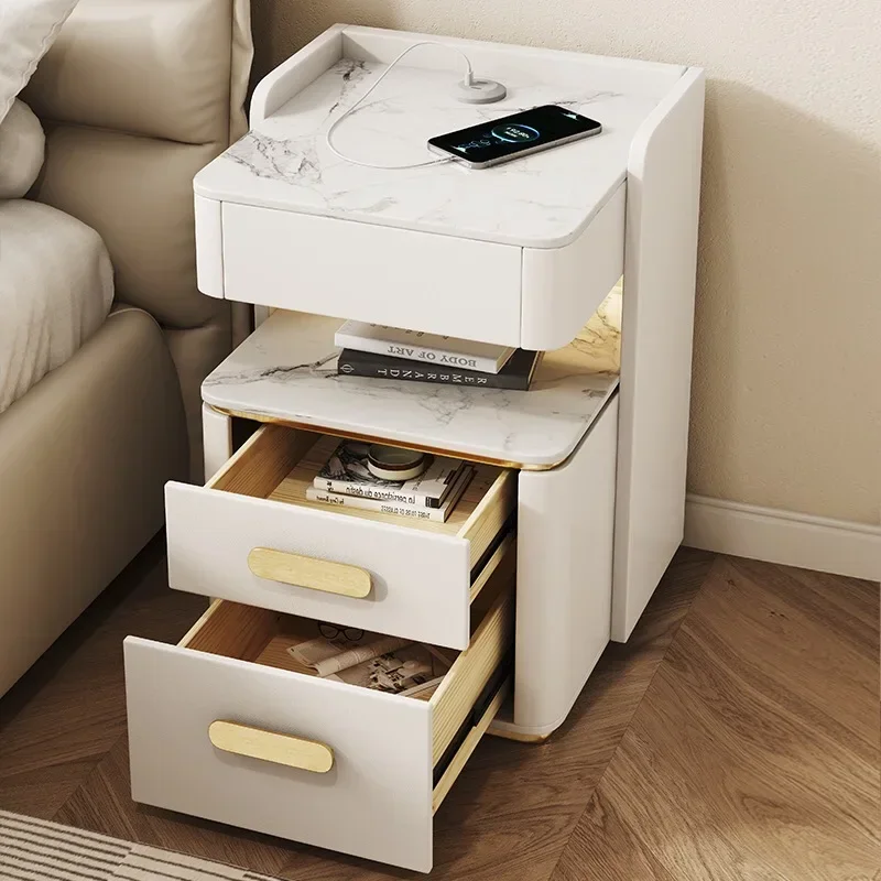 Intelligent solid wooden bedside table with large capacity and storage modern smart bedside table
Intelligent solid wooden bedside table with large capacity and storage modern smart bedside table