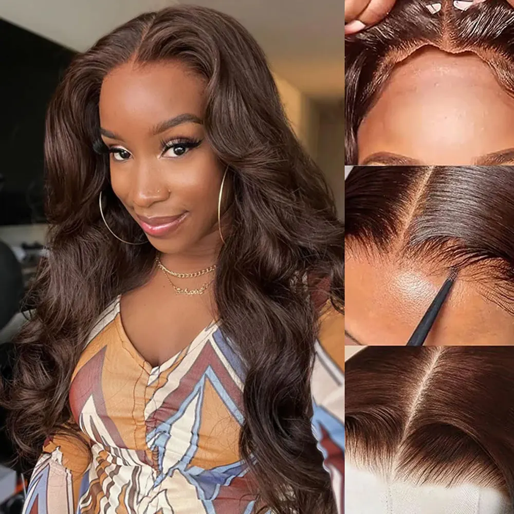 Chocolate Brown Dark Brown Body Wave Human Hair Wigs Ready To Go HD Lace Front Human Hair Wigs Wear Go Glueless Wig Preplucked
Chocolate Brown Dark Brown Body Wave Human Hair Wigs Ready To Go HD Lace Front Human Hair Wigs Wear Go Glueless Wig Preplucked