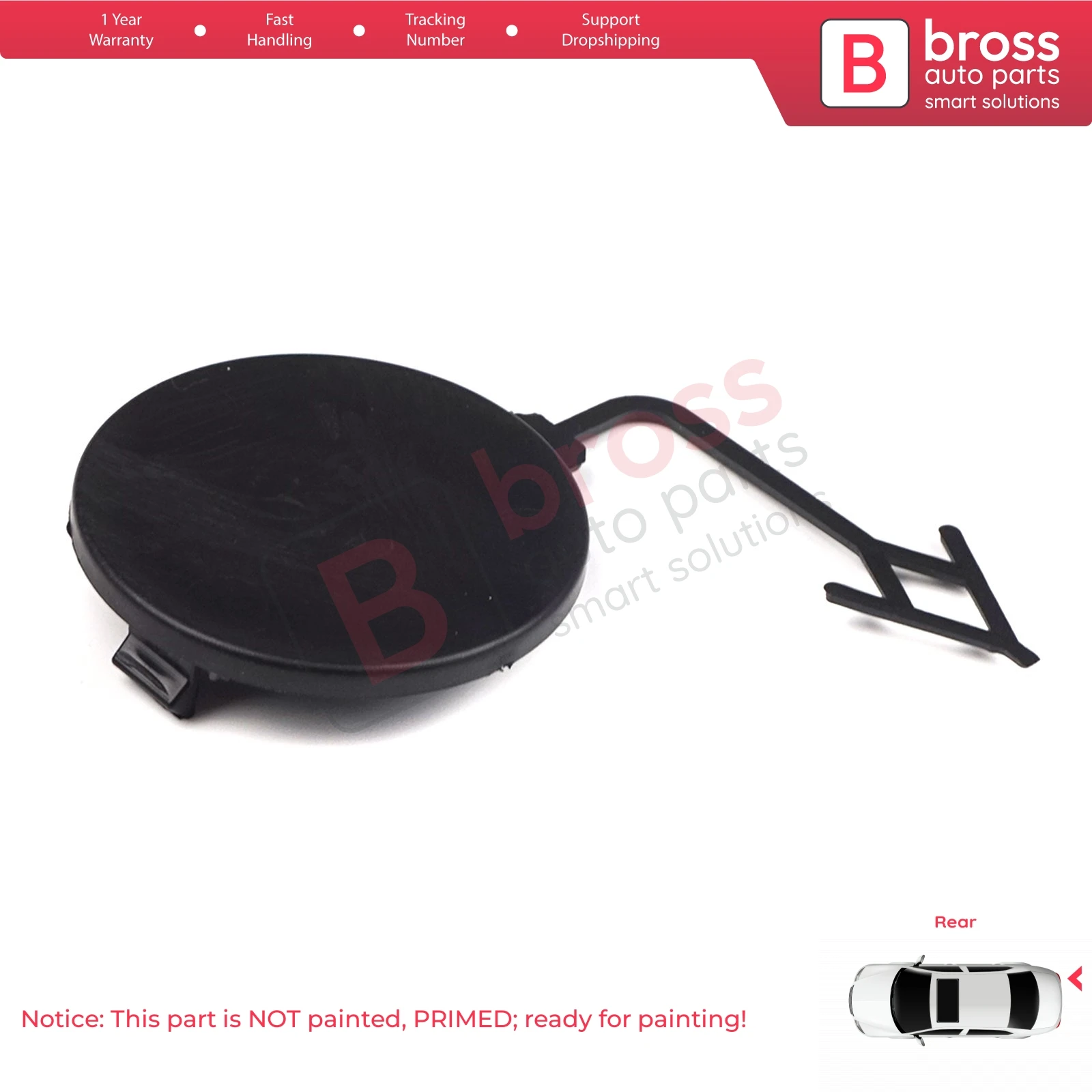 BSP1095 Rear Bumper Grille Tow Hook Eye Cover Cap Lid 4G5807441 4G5807441GRU for Audi A6 Avant S6 Quattro 2012-2014 A6L 2012-15
BSP1095 Rear Bumper Grille Tow Hook Eye Cover Cap Lid 4G5807441 4G5807441GRU for Audi A6 Avant S6 Quattro 2012-2014 A6L 2012-15