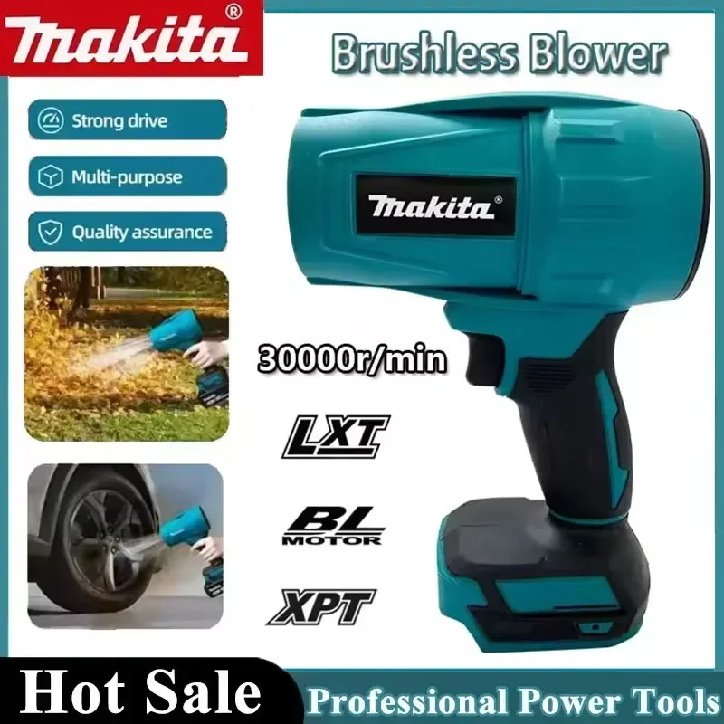 Makita 18V Electric Air Duster Wind 30000RPM Violent Blower Turbo Jet Fan Speed Turbo Rechargeable WithLight Car Cleanin Tool
Makita 18V Electric Air Duster Wind 30000RPM Violent Blower Turbo Jet Fan Speed Turbo Rechargeable WithLight Car Cleanin Tool